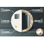 Huldar Glass Flat Wall Mirror