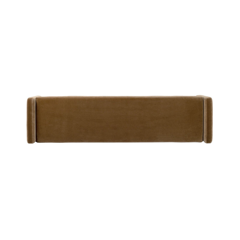 Serena Accent Bench, Surrey Ochre, 19" H x 70" W x 18" D
