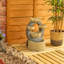 Oriscar Outdoor Cascade Fountain with Lights