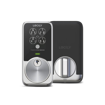 PIN Genie Pro Gen 3 Deadbolt Edition with physical keys, Matte Black