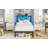 Metal Bed Frame  with LED Light and Charging Station, Storage Headboard, No Box Spring Needed-423302552-423302555