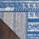 Tapis bleu / ivoire Pleasanton