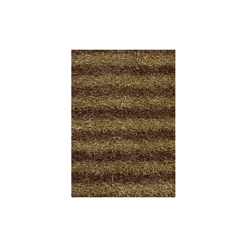 Tapis brun / brun clair à poils longs Kristina, Rectangle 7 pi 9 po x 10 pi 6 po