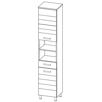 Elegance Wall Linen Cabinet