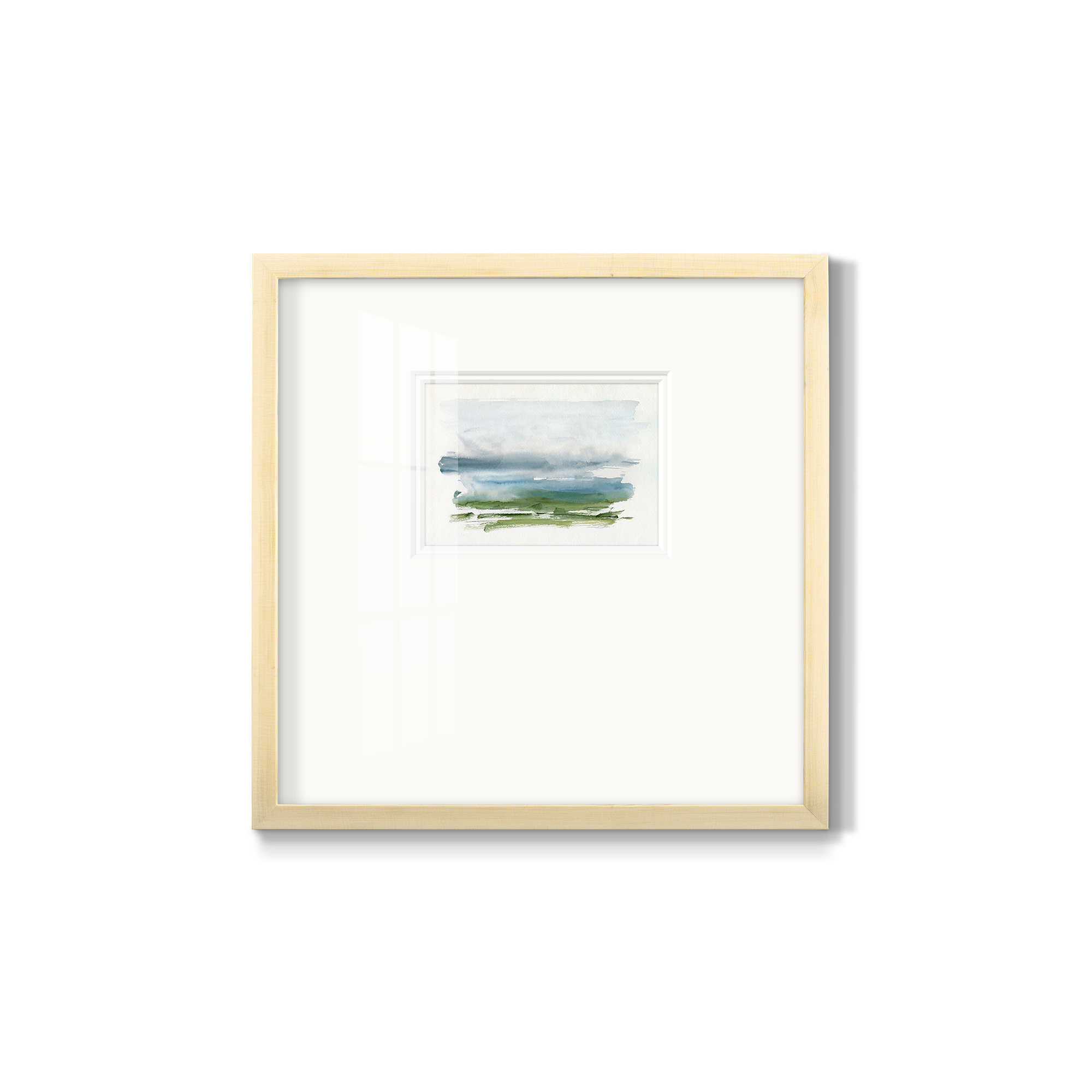 Coastline Splash III, Natural, 21" H x 21" W x 1.25" D