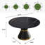 Ensemble de table de salle à manger 6 pièces avec chaises en similicuir, ensemble de salle à manger 7 pièces-738815759-754246015-754246014