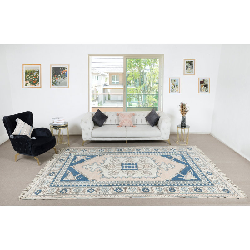 Tapis décoratif turc décoratif fait à la main 100% laine