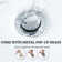 8 in. Widespread Double Handle Waterfall Bathroom Sink Faucet with Pop Up Drain