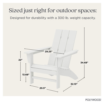 POLYWOOD Modern Adirondack Chair