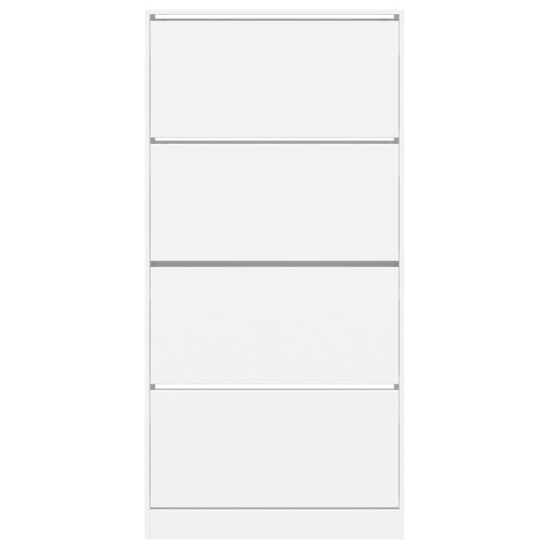 12 Pair Shoe Storage Cabinet, White