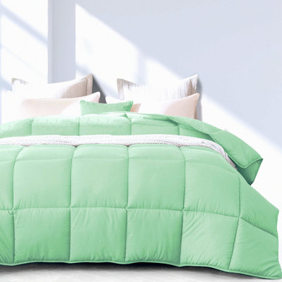 Extra Large Down Alternative Comforter - All Season Bedding Quilt Duvet Insert - Ultra-Soft Brushed Microfiber Fabric - Machine Washable - 108x98Inches
