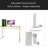Adjustable Study Desk For Kids & Adults – Height-Adjustable, Multi-Purpose Home/Office Desk, Compact Design-277155511-277155505