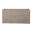 Table basse Fela, plateau rectangulaire de 52 pouces, bois massif brun naturel