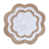 Taupe/White Center