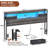 45.3" H Metal Storage Headboards With Cloth Darwers, Outlets,USB Ports And LED Lights-1822606897-1822606890