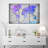 " Hued World Map " by Globetrotter Studio 3 - Pieces-92763393