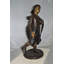 Statue de garçon Michalak portant un sac de golf en bronze - Taille: L 15 po x l 15 po x H 38 po.