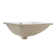 Allier Ceramic Rectangular Undermount Bathroom Sink with Overflow