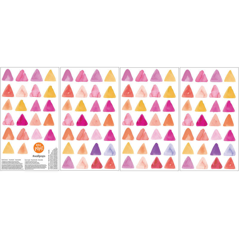 Abstract Non-Wall Damaging Wall Decal