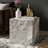 16'' Tall End Table & MDF Coffee Table With Stylish Texture Design-115074089