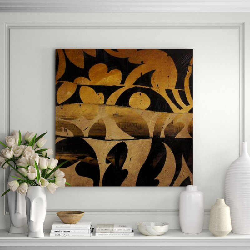 Puzzle III Print by Chelsea Art Studio, 40" H x 40" W x 1.5" D, Glass Coat