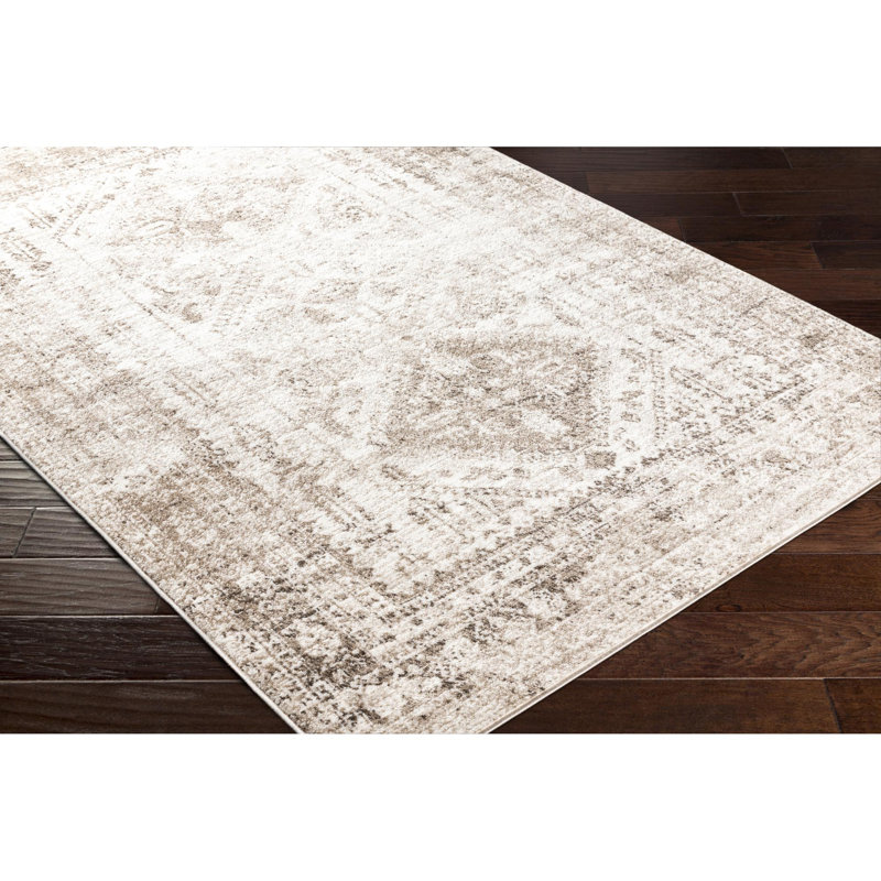 Priston Oriental Brown Area Rug, Runner 2'7" x 7'3"