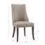Chaise rembourrée en cuir de hêtre Connie-111807689