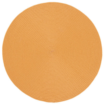 Braided Hand Woven Performance Solid Color Rug