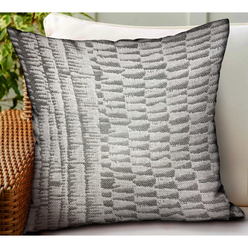 Epoxi River Damask Sunbrella® Outdoor Reversible Throw Pillow, 20" x 20"