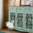 Retro Teal Solid wood Shoe Storage