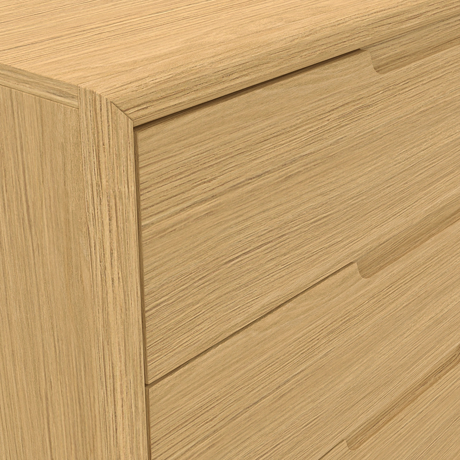Rise 34" Dresser, Light Oak