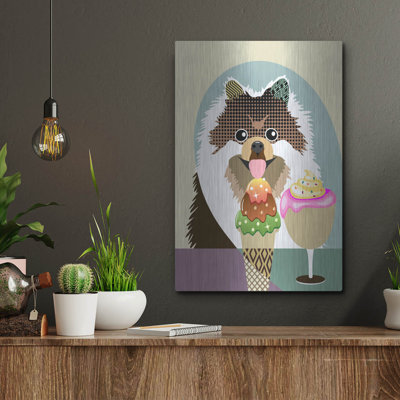 'Pomeranian' by Lanre Adefioye, Metal Wall Art