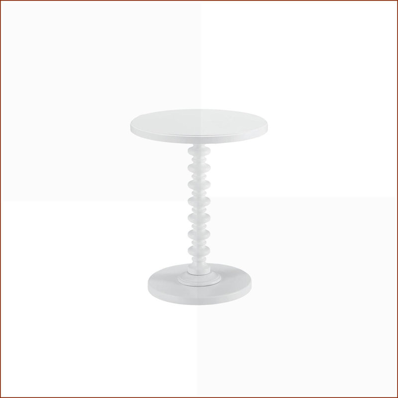 Table basse transitionnelle blanche Acton, Blanc