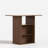 43" Farmhouse Counter Height Kitchen Island Table with 3-Tier Storage-425805086