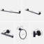 Ensemble de 6 accessoires de salle de bain en acier inoxydable au fini bronze huilé-93456473