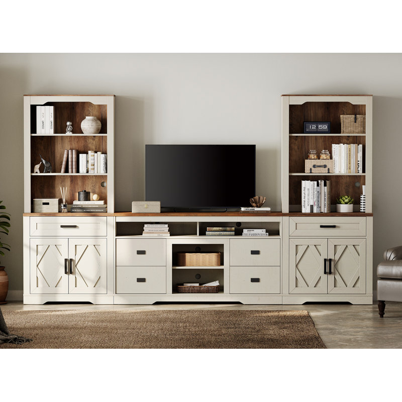 Meuble télé Laziza Elegant, Blanc