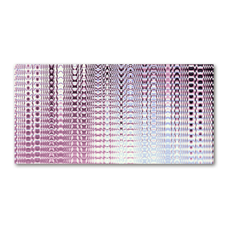Fractal Graphics - Print, 70cm H x 100cm W x 4cm D, Glass