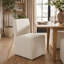 Ensemble de salle à manger extensible en placage de bois véritable de 72 à 104 pouces avec chaises rembourrées-133696303-133696306