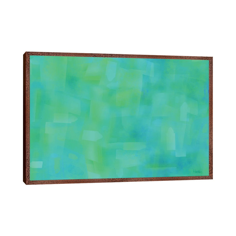 1 Piece Wall Art on Canvas, 101.6 cm H x 66.04 cm W, Brown Floater Frame