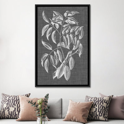 «Graphic Foliage III», reproduction d'impression sur toile tendue