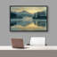 "Misty Forest Lake Serene Nature Landscape" Relaxing Art, reproduction d'art sur toile encadrée-107907897-107907900