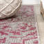 Tapis intérieur / extérieur gris clair / fuchsia Truman-1309058369