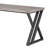 55 Inches Modern Writing Desk With Z-Shaped Metal Legs-952258783