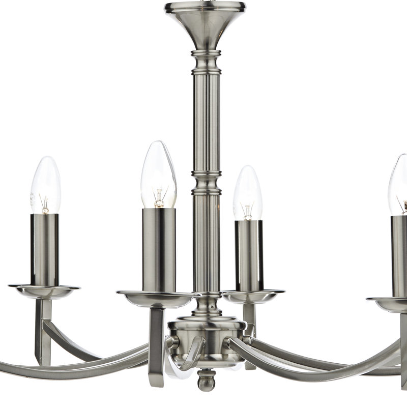 Amplas 8 - Light Candle Style Chandelier