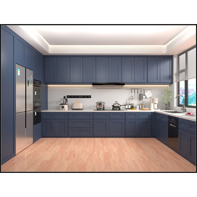 Armoire de base d'évier de cuisine 30 po Durable Shaker RTA avec résistant à l'humidité (sans évier), 30"
