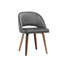 Chaise avec accoudoirs en velours Dahmari-2113951404