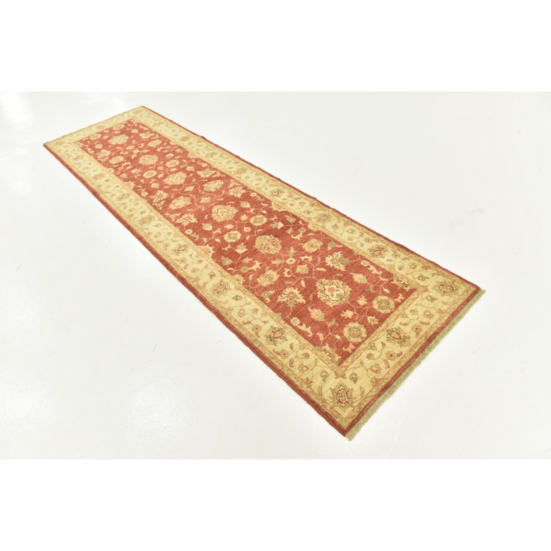 Tapis de couloir rouge rouille Olson