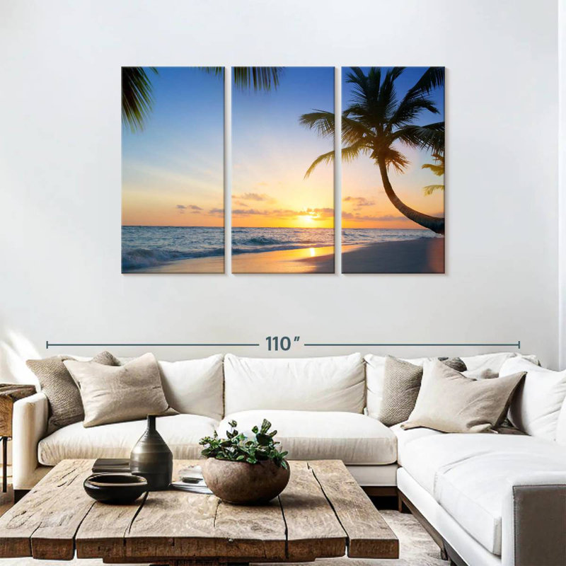 Gillard Tropical Beach View, 48" H x 74" W