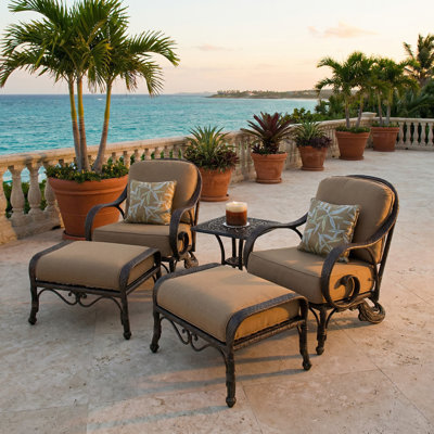 Jared 2 - Person Patio Conversation Set with Cushions