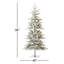 Sapin de Noël pré-éclairé givré Johvan-910065906
